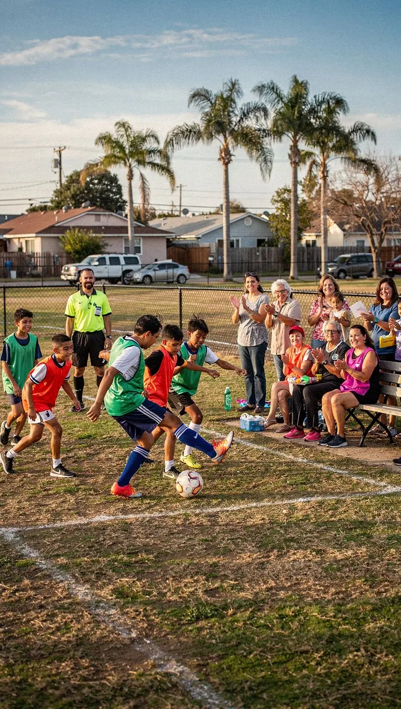 Group of friends enjoying a board game night